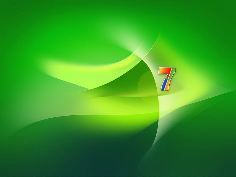 Win7, windows, technology, green, abstract, HD wallpaper | Peakpx