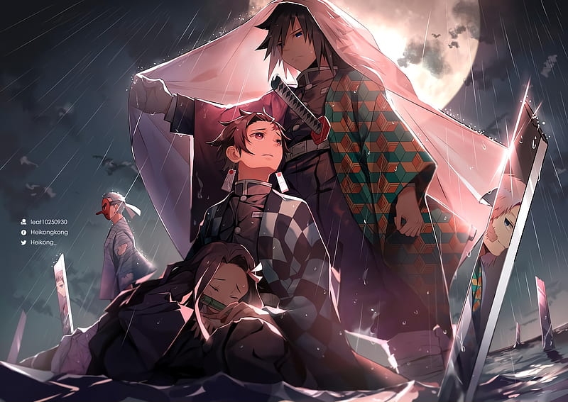 Demon Slayer Kimetsu no Yaiba FanArt, HD wallpaper