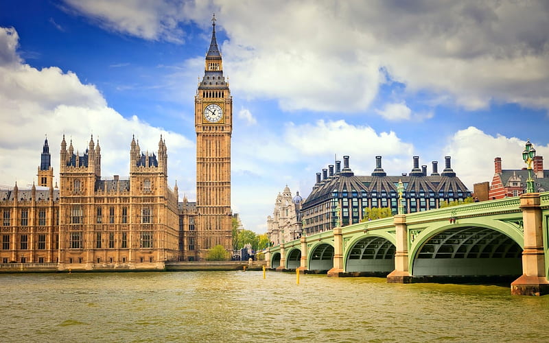 Westminster Bridge View-High Quality, HD wallpaper
