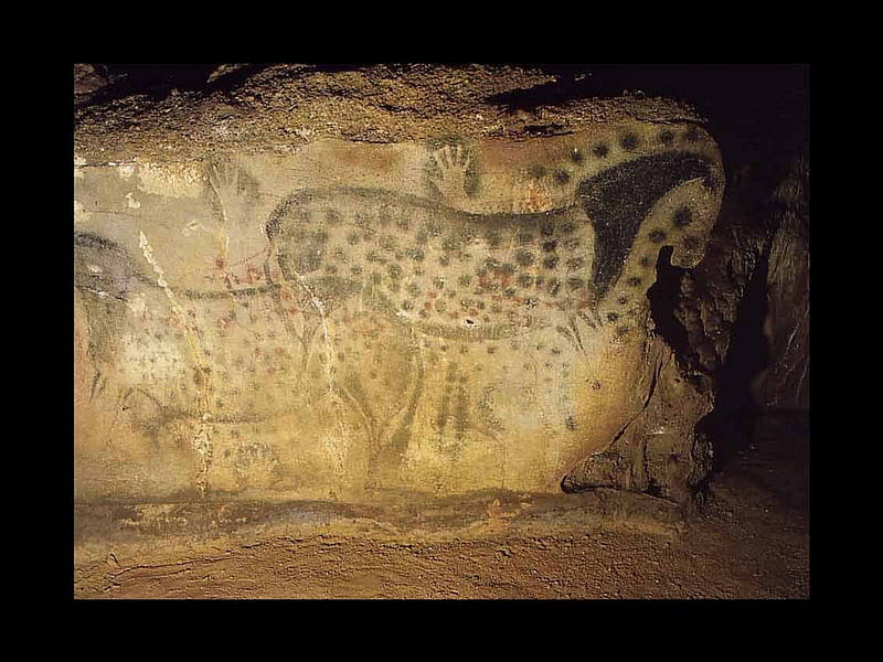 Wall art, lascaux, wonderful, stunning, religious, spiritual, caveman, animism, nice, art parietal, colored, homo sapiens, horses, cool, france, paleolithic, neanderthal, awesome, history, caves, bulls, bonito, old, cave graphy, stone, wild, painting, cavemen, prehistory, bull, animals, amazing, ancient, colors, horse, drawing, prehistoric, prehistoire, HD wallpaper