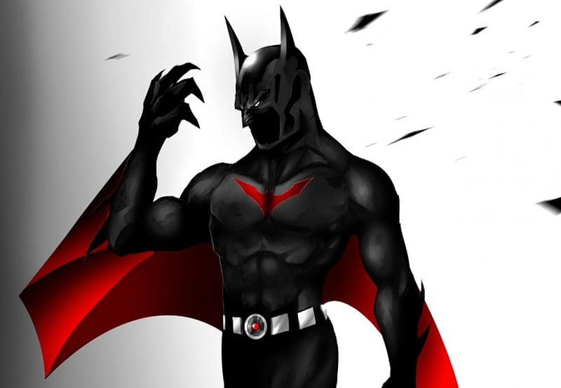 Batman más allá, negro, rojo, batman, televisión, Fondo de pantalla HD |  Peakpx