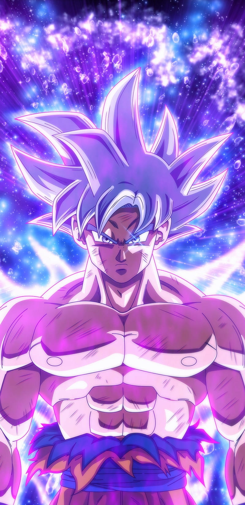 Wallpaper dragon ball, son goku, blue power desktop wallpaper, hd