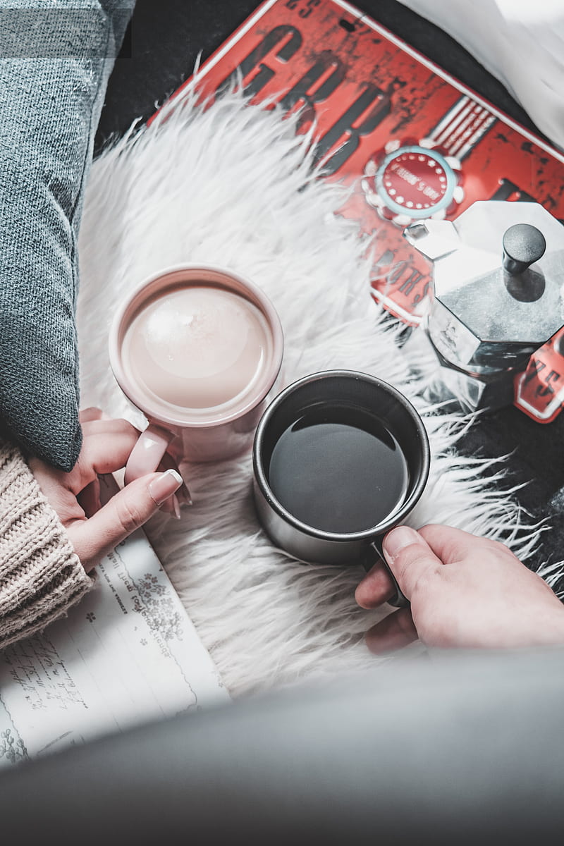 mugs, hands, love, coffee, drink, HD phone wallpaper