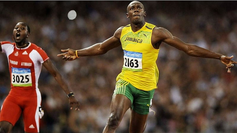Usain Bolt Running, HD wallpaper