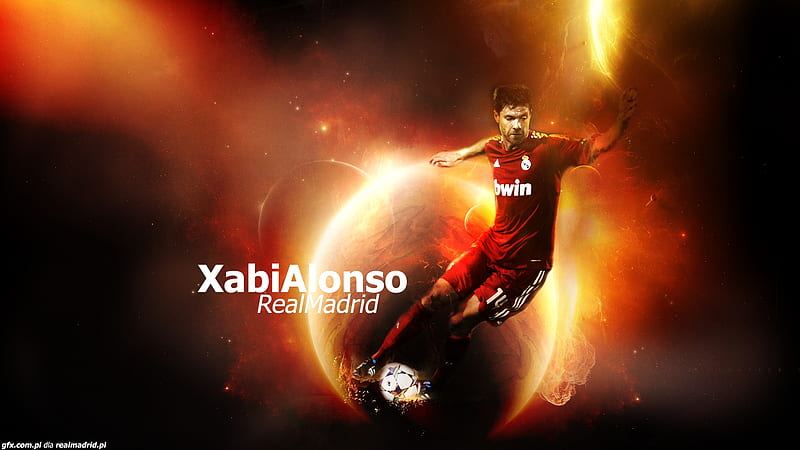 Xabi Alonso, Soccer, real madrid, football, Spanish, Real Madrid CF, HD wallpaper