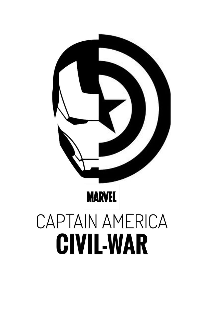 CIVIL-WAR, captain-america, white, HD phone wallpaper