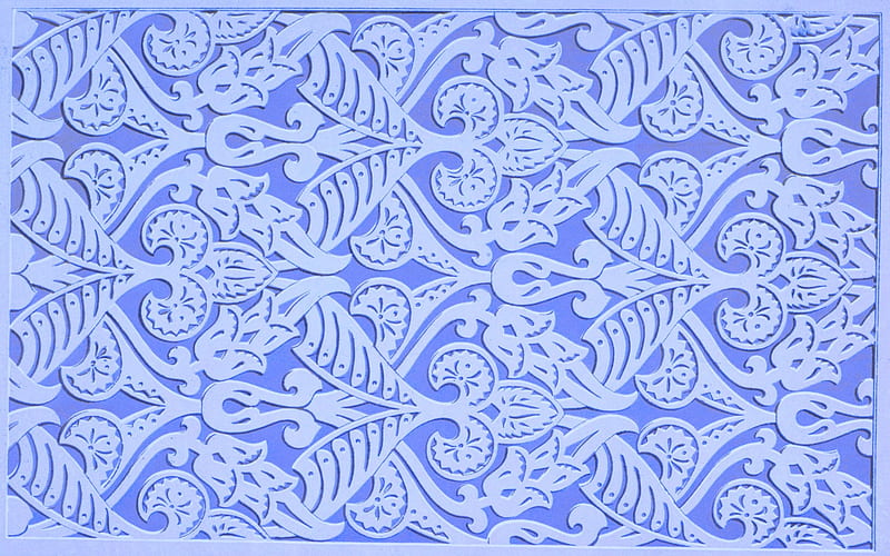 Cutout 5b, desenho, lavendar, cutout, blue, HD wallpaper