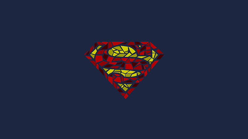 Superman Logo Artwork, superman, logo, artwork, artist, , digital-art, HD wallpaper