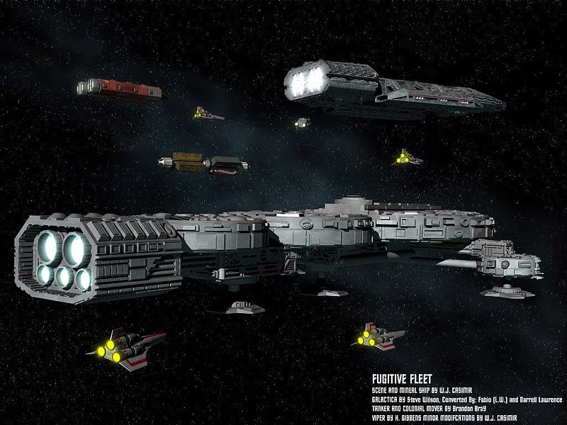 fleet, scifi, spaceships, space, armada, HD wallpaper
