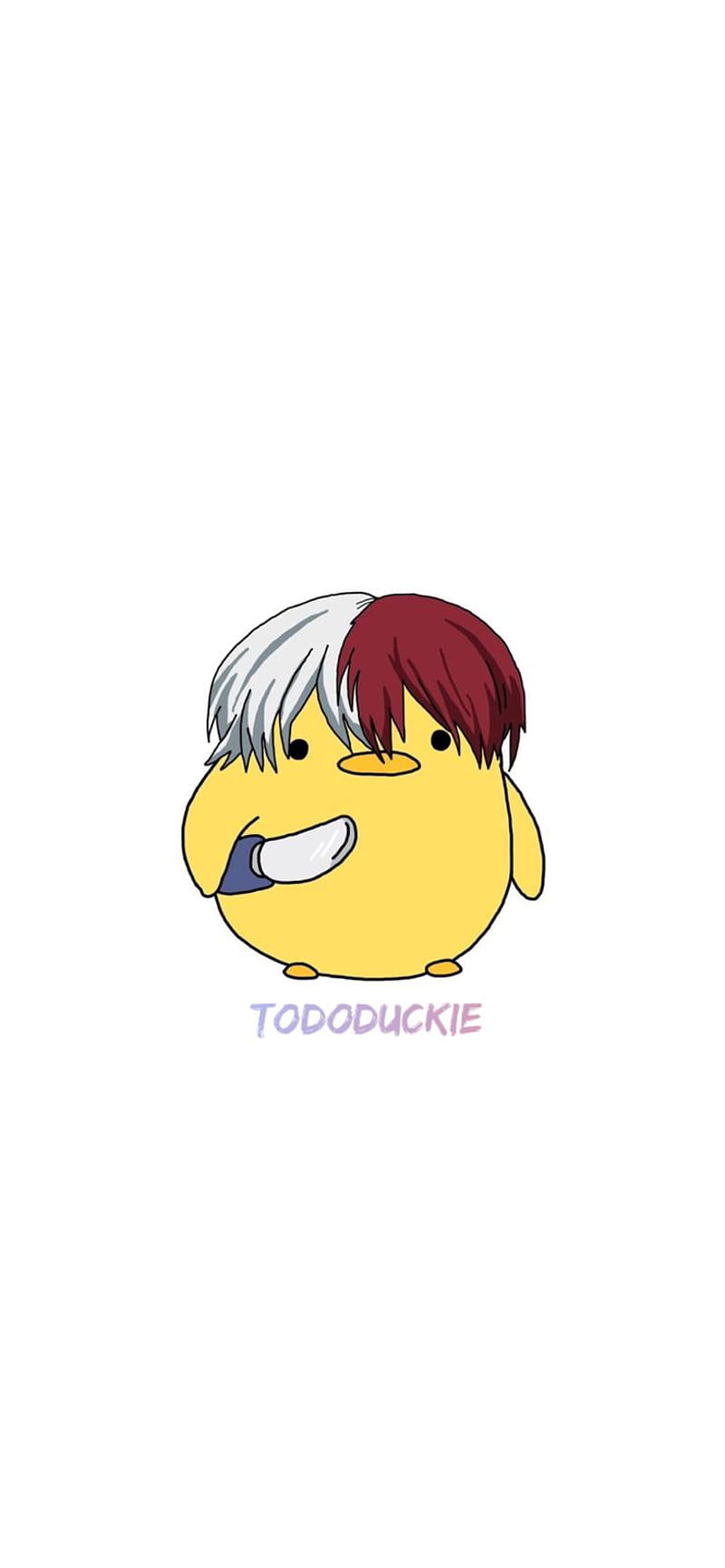Todoroki Duckie, anime, bnha, cute, HD phone wallpaper