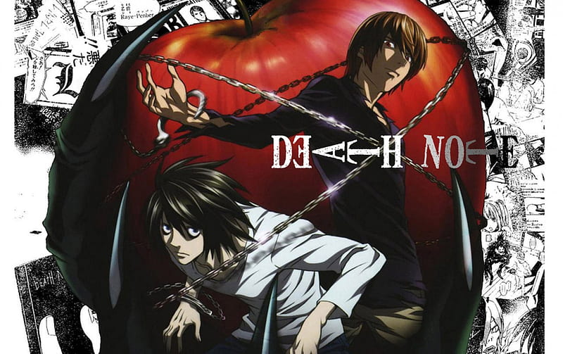 Death Note - L and Light Yagami, P, D, C, R, HD wallpaper