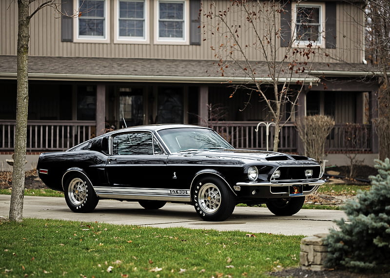 1968 Ford Shelby Mustang, Mustang, Ford, car, 1968, classic, Shelby, HD wallpaper