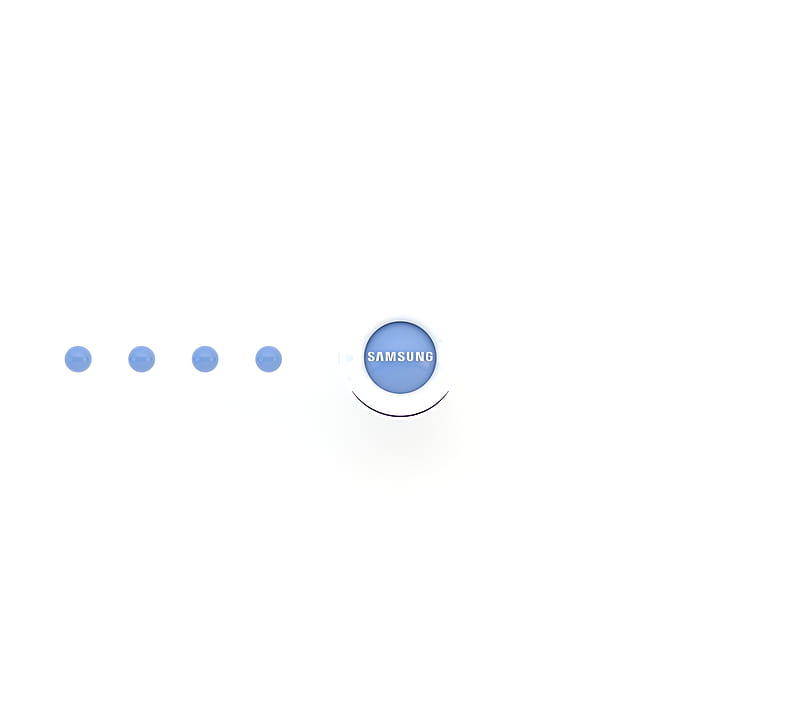 Blue Dots, button, dot, logo, ring, samsung, white, HD wallpaper