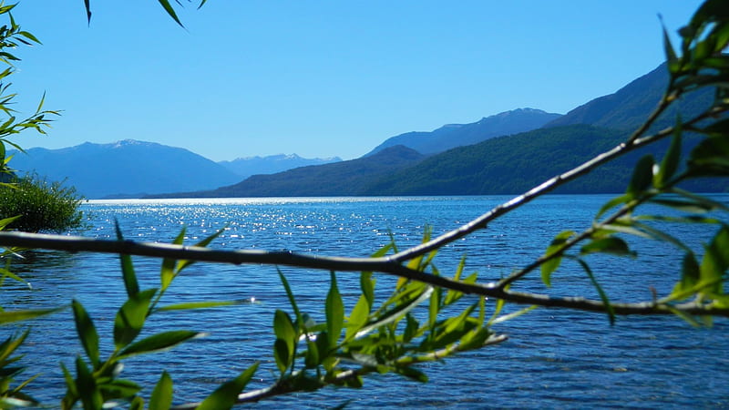 Lago Lacar Patagonia Argentina, Quila Quina, Neuquen, Patagonia, Argentina, HD wallpaper