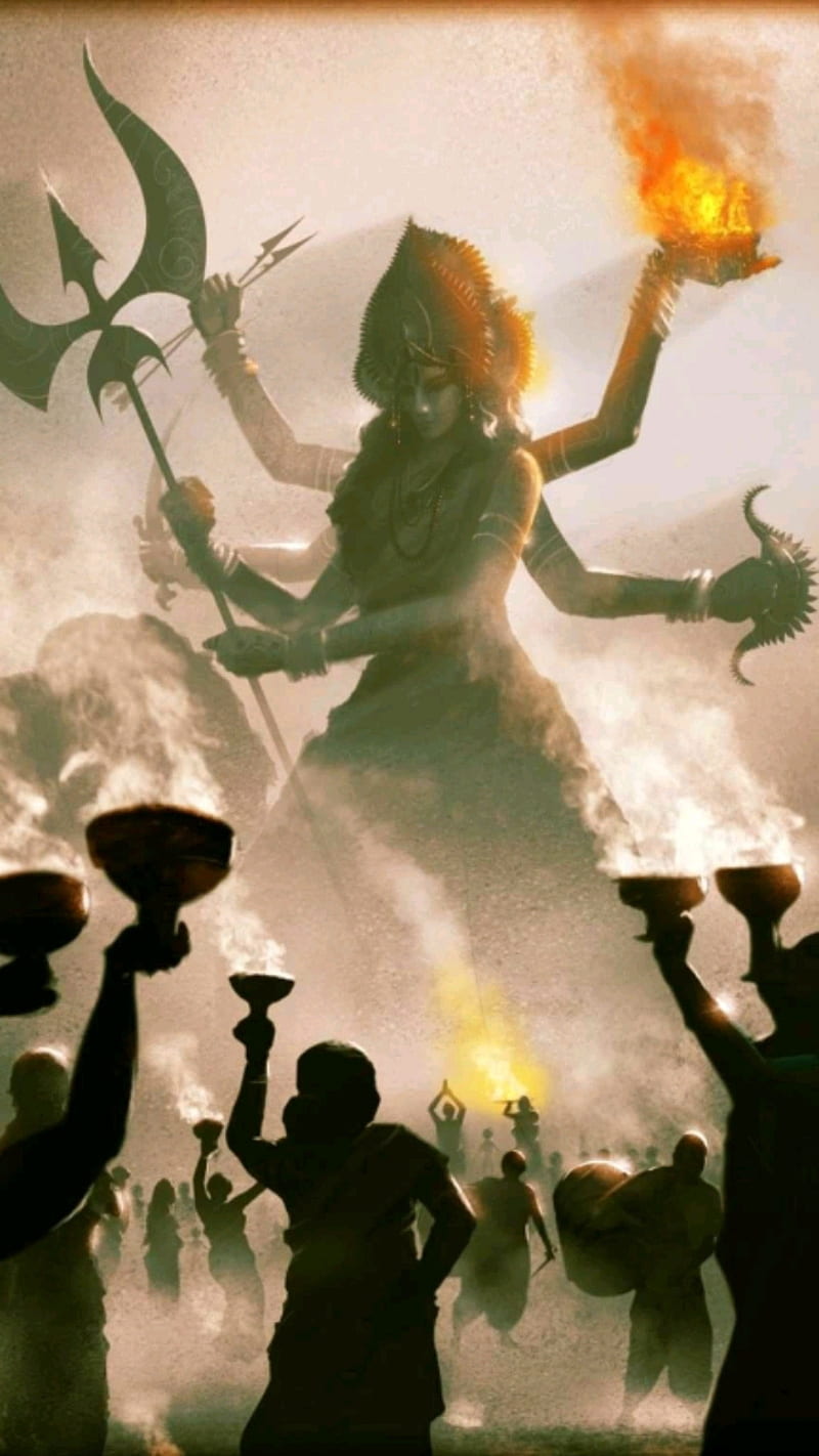 Kali goddess, almighty, god, hindu, powerful, HD phone wallpaper | Peakpx
