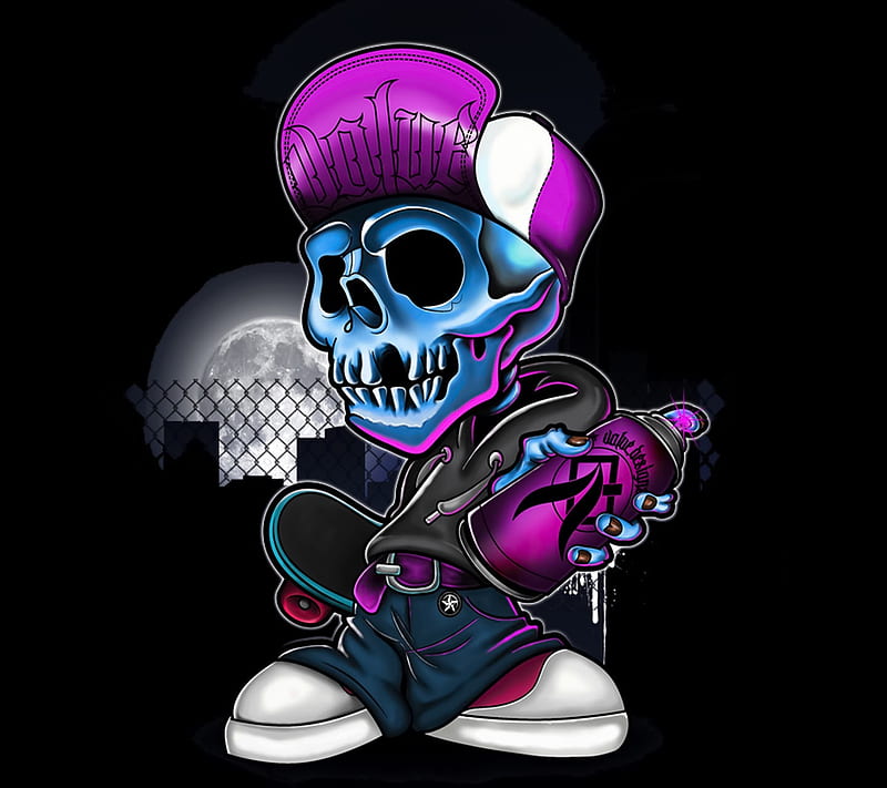 Hood Skeleton, dark, hood, skeleton, skull, style, HD wallpaper