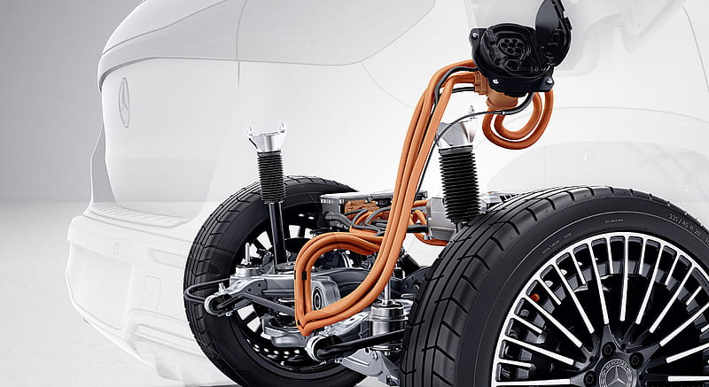 2022 Mercedes-Benz EQA - charging socket , car, HD wallpaper