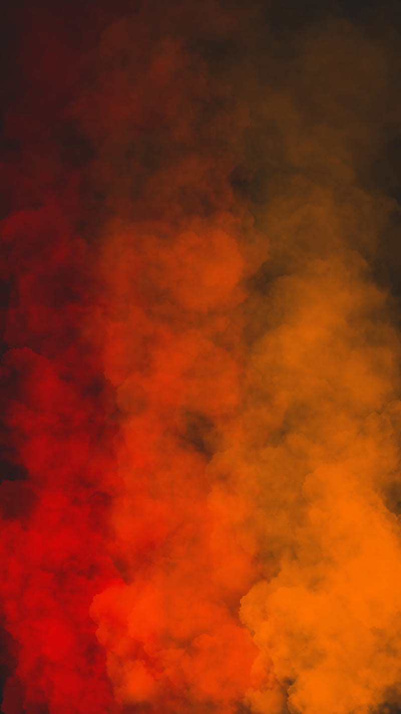 Red Smoke or Steam on a Black Background for Wallpapers and