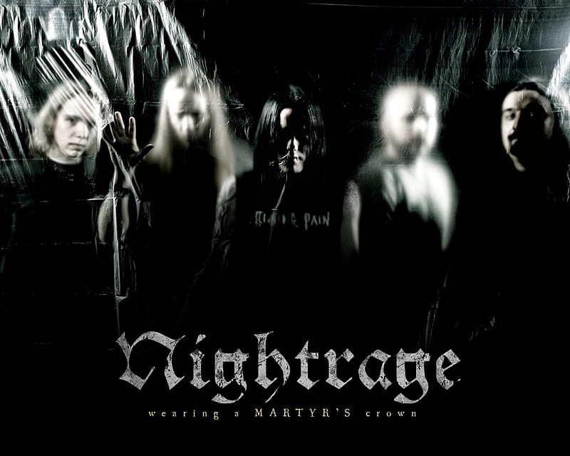 Nightrage, wearing a martyrs crown, music, death metal, HD wallpaper