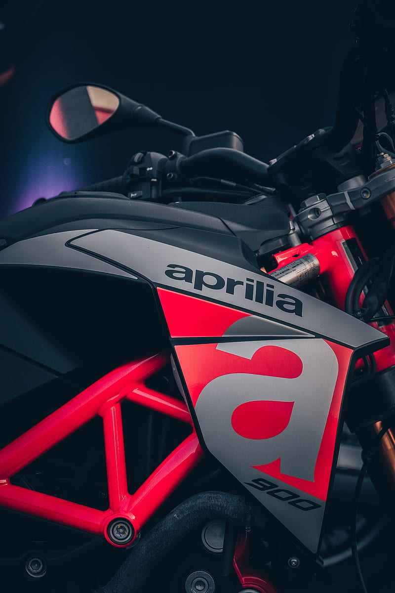 aprilia, motorcycle, bike, sport, side view, HD phone wallpaper