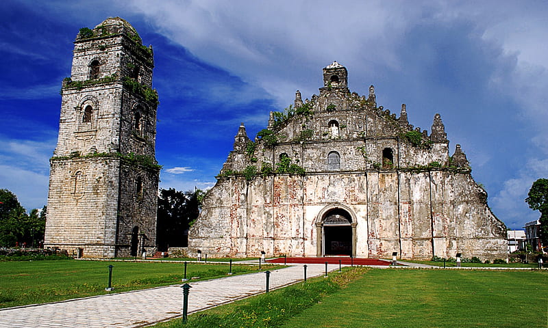 Philippines Old Church, unesco, heritage, landmark, church, old, philippines, HD wallpaper