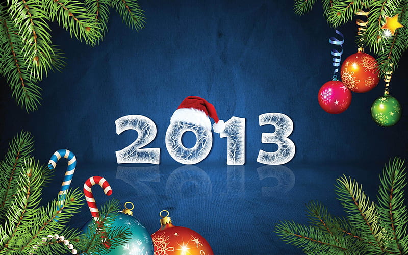 Happy New Year 2013 theme 18, HD wallpaper