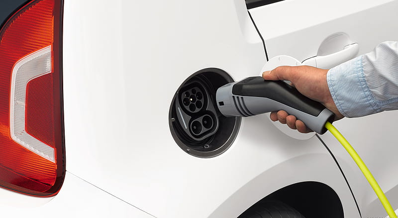 2014 Volkswagen e-up! Charging - Detail , car, HD wallpaper