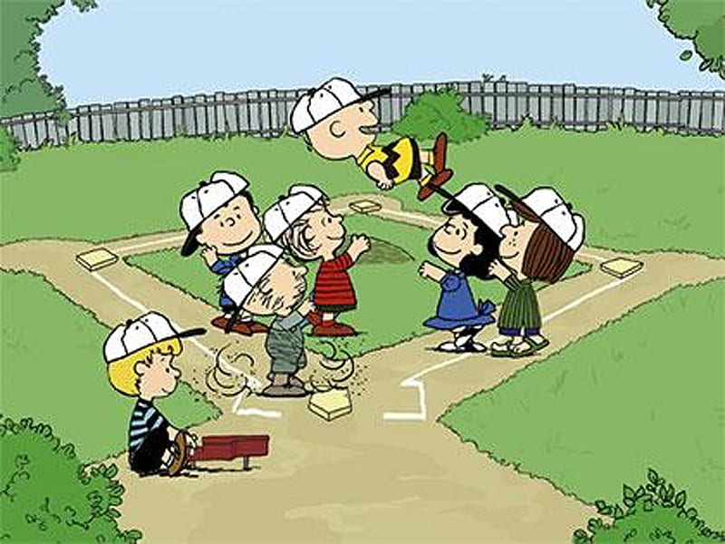 Peanuts Charlie Brown And Snoopy Playing Baseball San Francisco