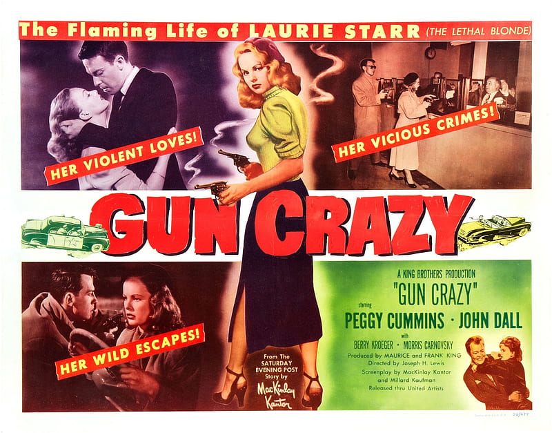 Classic Movies - Gun Crazy, Classic Movies, Film Noir, Hollywood Movies, Film, Films, HD wallpaper