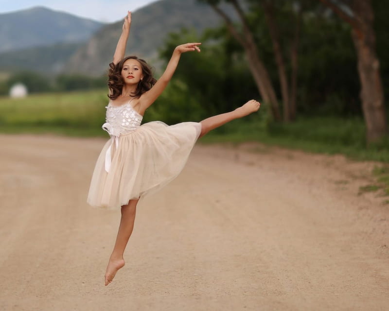 ✻~ Dance With Me ~✻, Girl, Poise, Dance, Ballerina, HD wallpaper