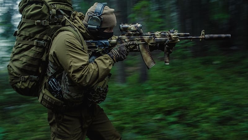 Military, Soldier, Firearm, Spetsnaz, Russian Special Force, HD wallpaper