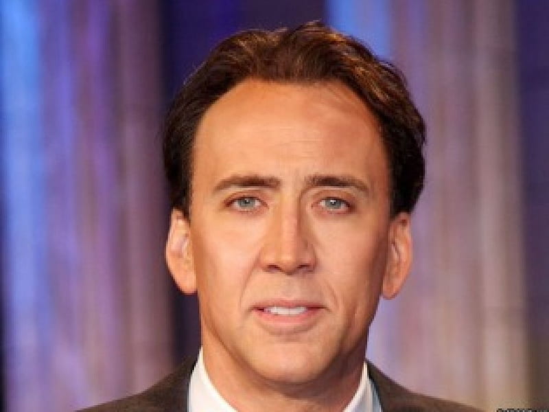 Nicolas Cage, cute, male, great blue eyes, nice nose, actor, HD wallpaper