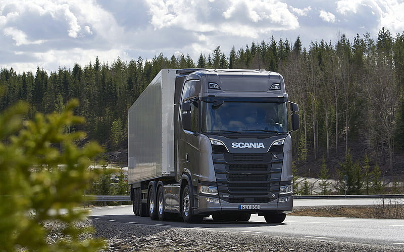 Scania S520 2017 truck, new Scania, road, trucks, cargo transport, 6x4, Scania, HD wallpaper