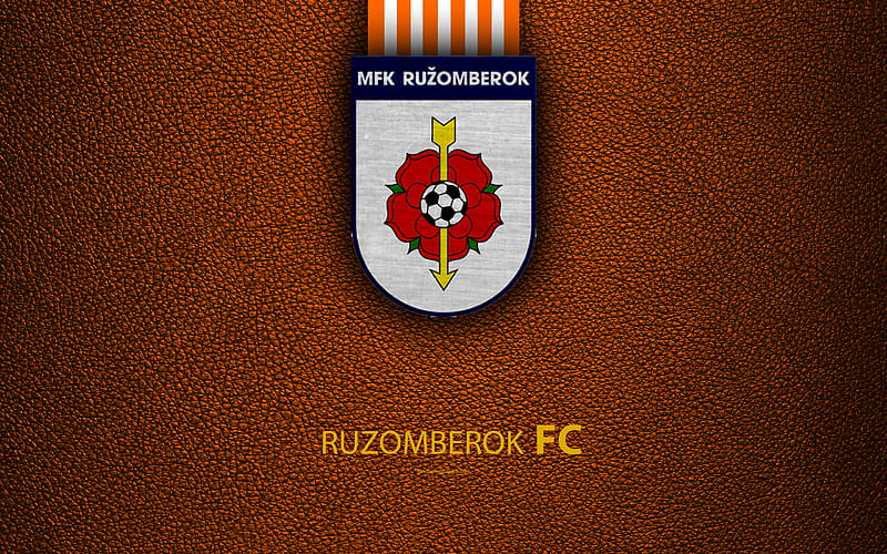 Mfk Ruzomberok Fc Slovak Football Club Logo Leather Texture Fortuna Liga Hd Wallpaper Peakpx