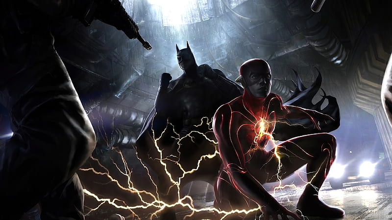 The Flash And Batman, the-flash, movies, 2021-movies, batman, flash, HD wallpaper
