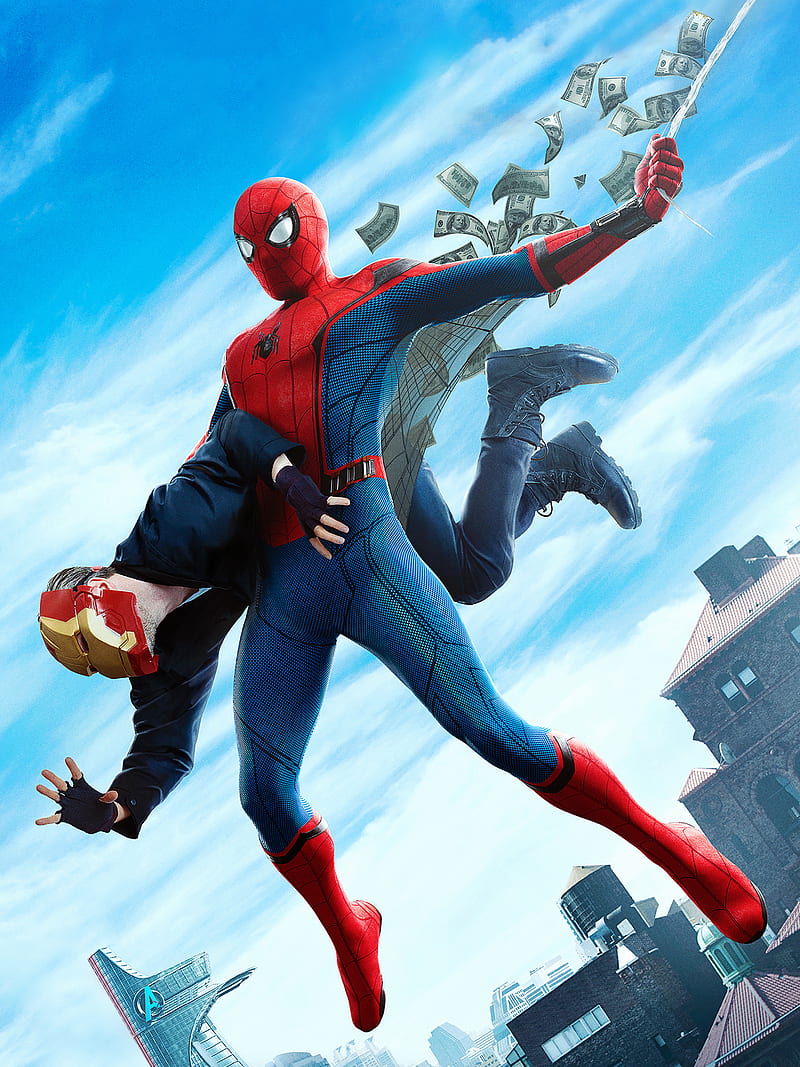 Spider-Man Homecoming (Movie), Peter Parker, movies, superhero, Spider-Man,  portrait display, HD phone wallpaper | Peakpx