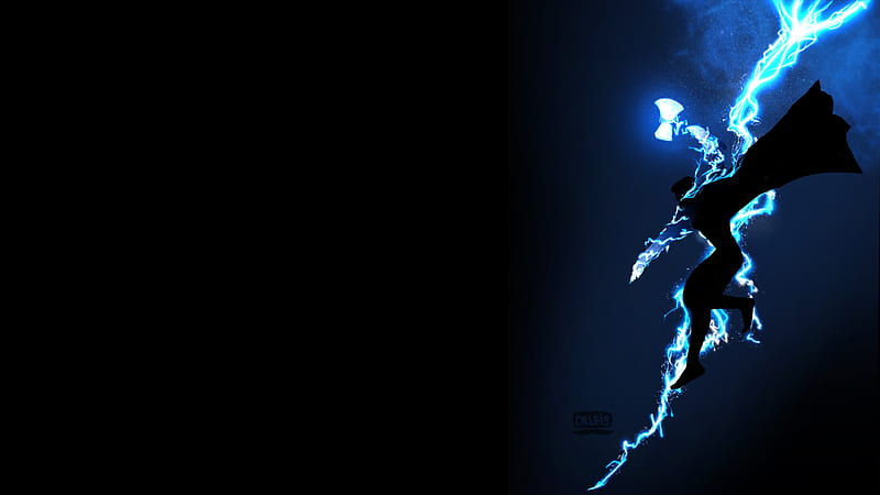 Thor God Of Thunder , thor, superheroes, artwork, artist, artstation, digital-art, avengers-infinity-war, HD wallpaper