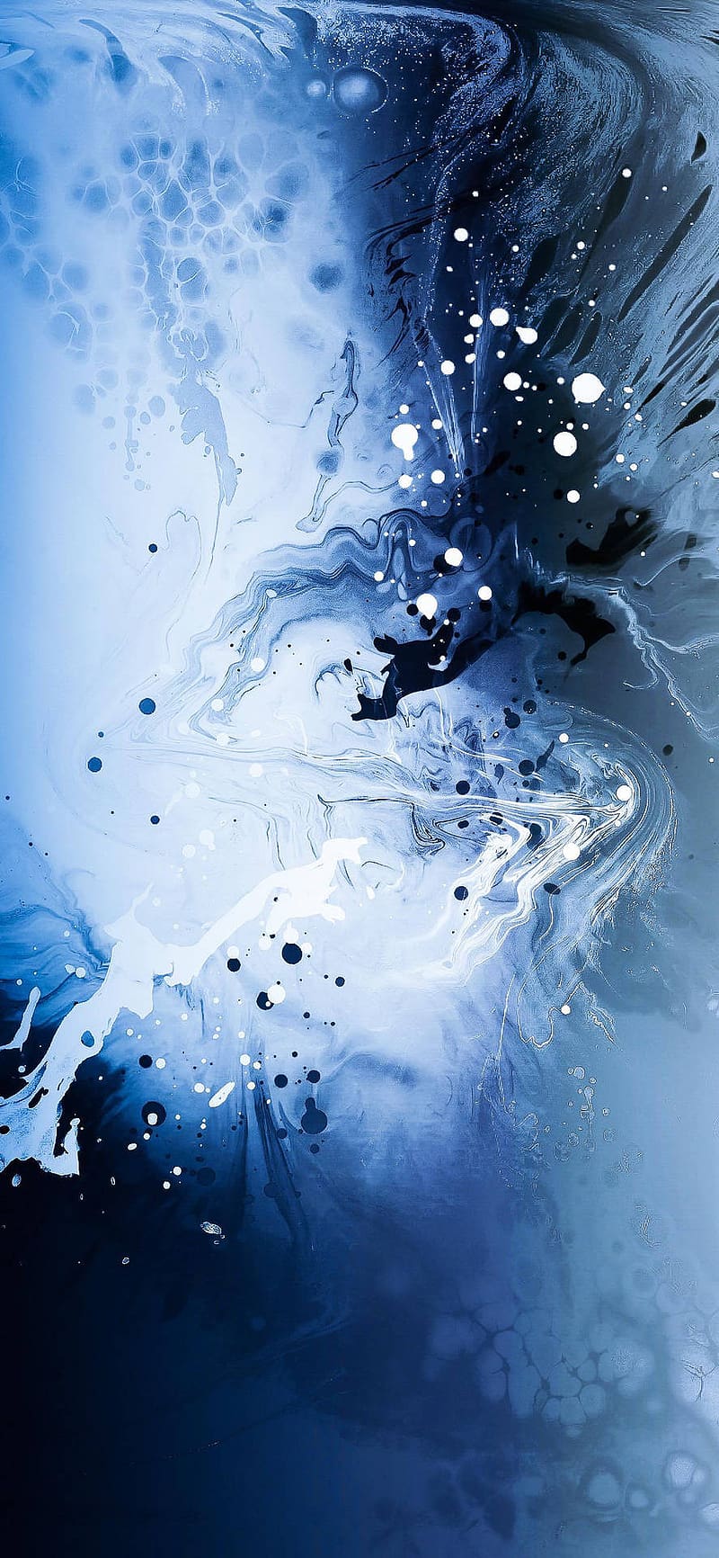 White And Blue Abstract iPhone 13 Pro, HD phone wallpaper