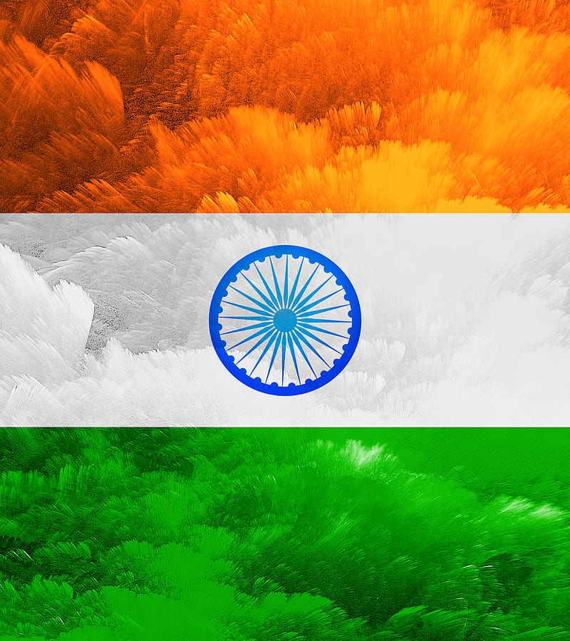 India Day flag, love, national, HD phone wallpaper