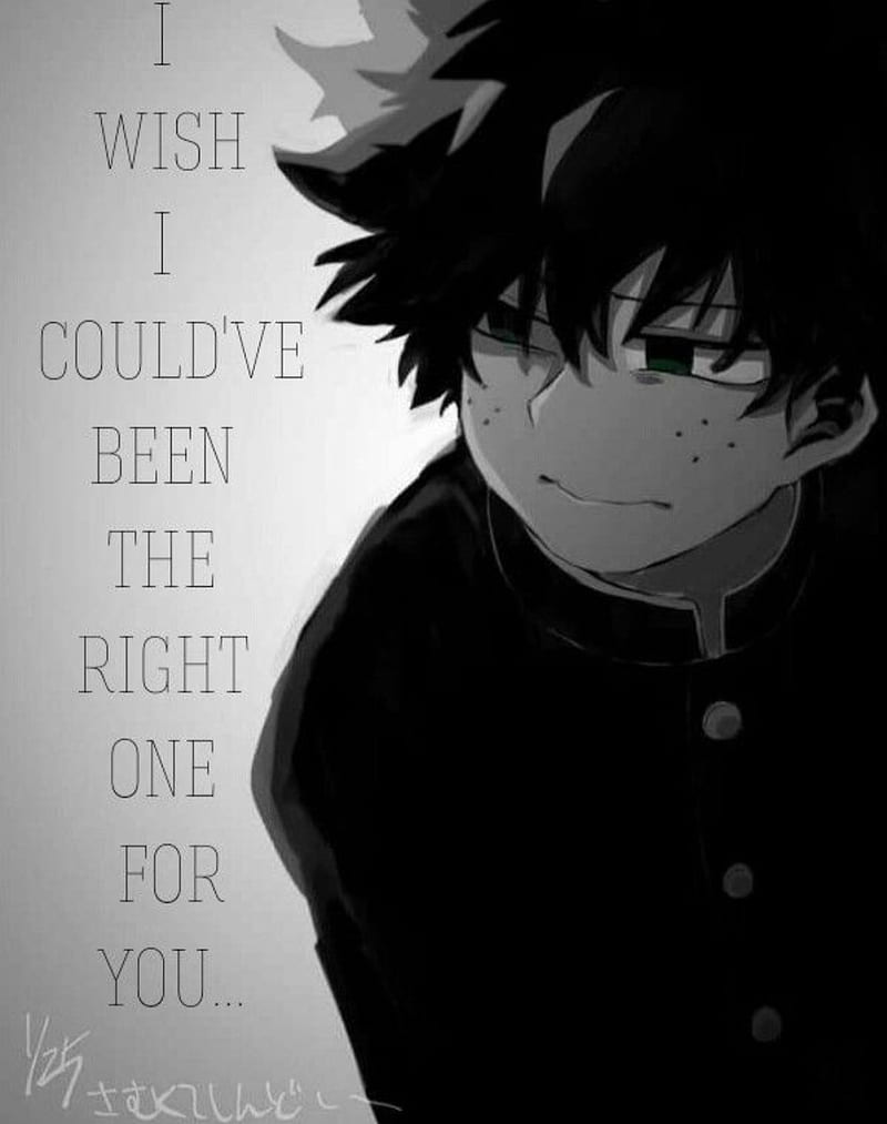 Sad Deku, HD phone wallpaper free download 