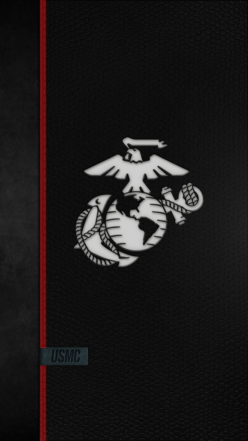 USMC, 929, corps, leather, logo, marine, nco, q, semper fi, veteran, HD phone wallpaper