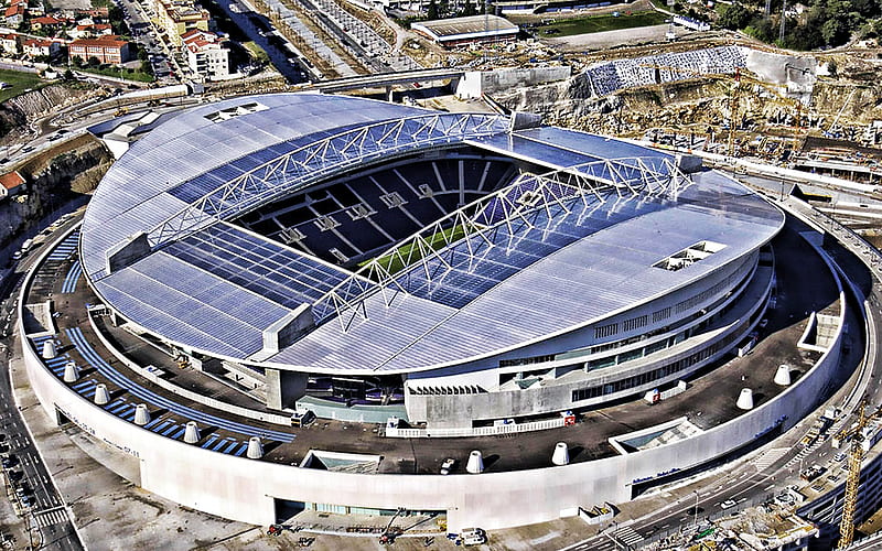 Estadio do Dragao, Porto, Portugal, exterior, Portuguese football stadium, FC Porto stadium, sports arena, Dragao, HD wallpaper