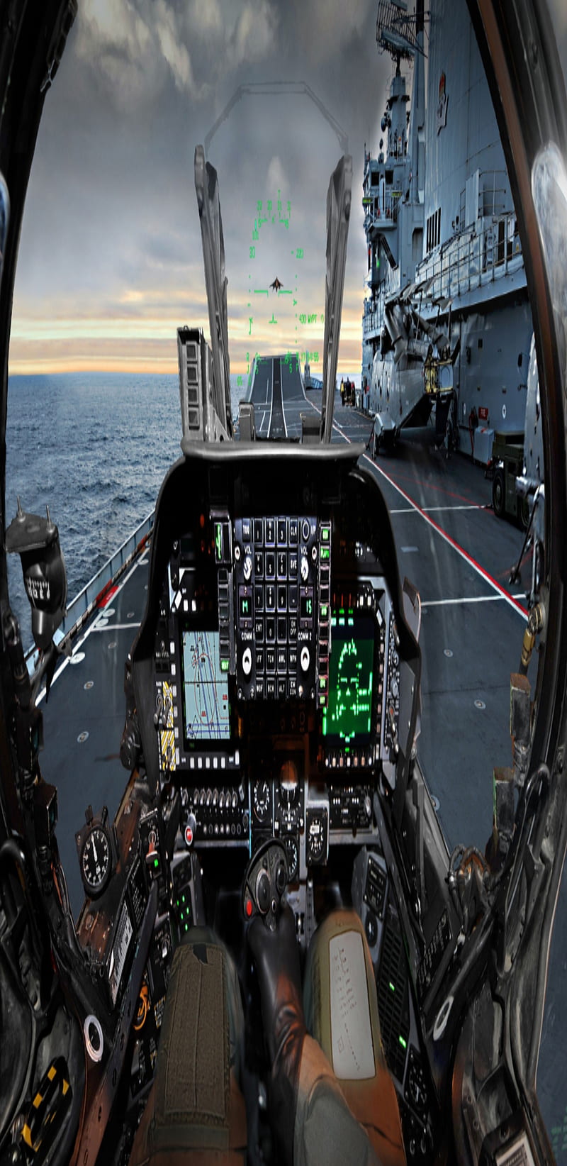 Cockpit carrier, air, aircraft, flight, fly, jet, military, pilot, plane,  HD phone wallpaper | Peakpx