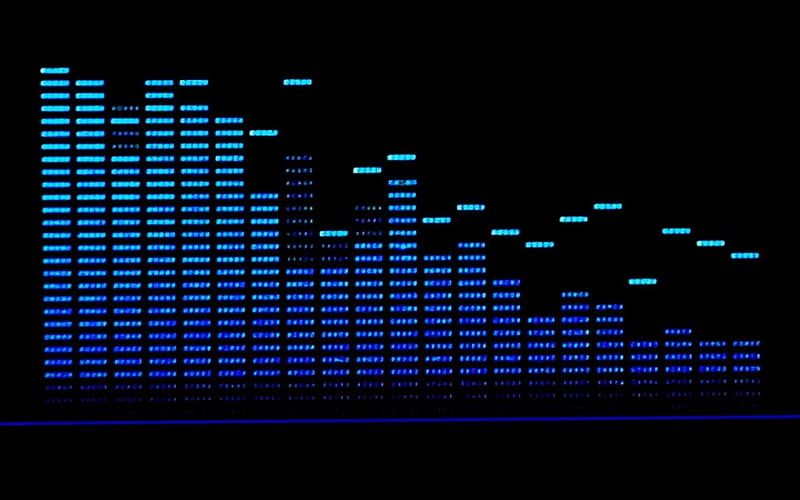 Equalizer Blue, abstract, other, HD wallpaper