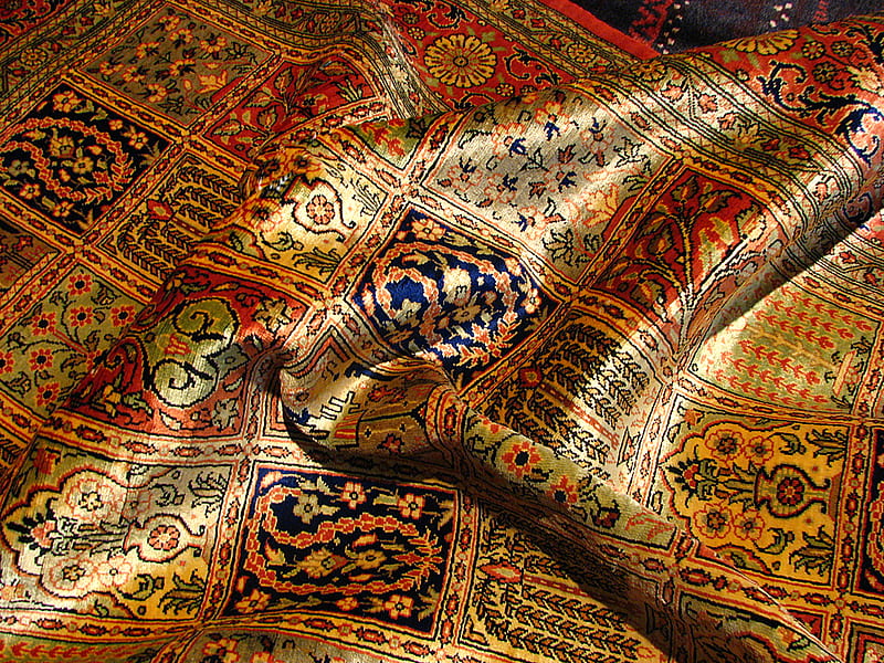 Persian silk, persian, rug, persian carpet, silk, iran, carpet, tehran, HD wallpaper