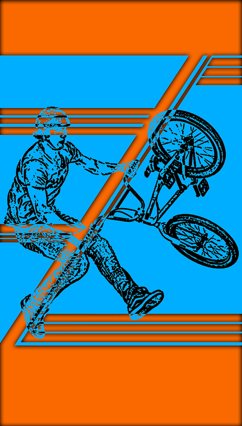 BMX Stunt, bike, sport, HD phone wallpaper