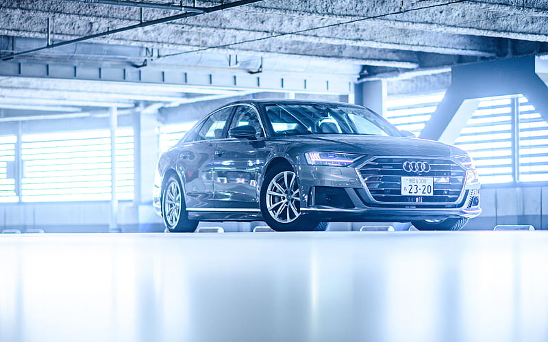 Audi A8 luxury cars, 2020 cars, JP-spec, Audi A8 55, 2020 Audi A8, german cars, Audi, HD wallpaper