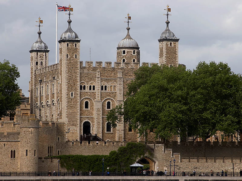 TOWER OF LONDON, building, stone, tower, london, castle, HD wallpaper