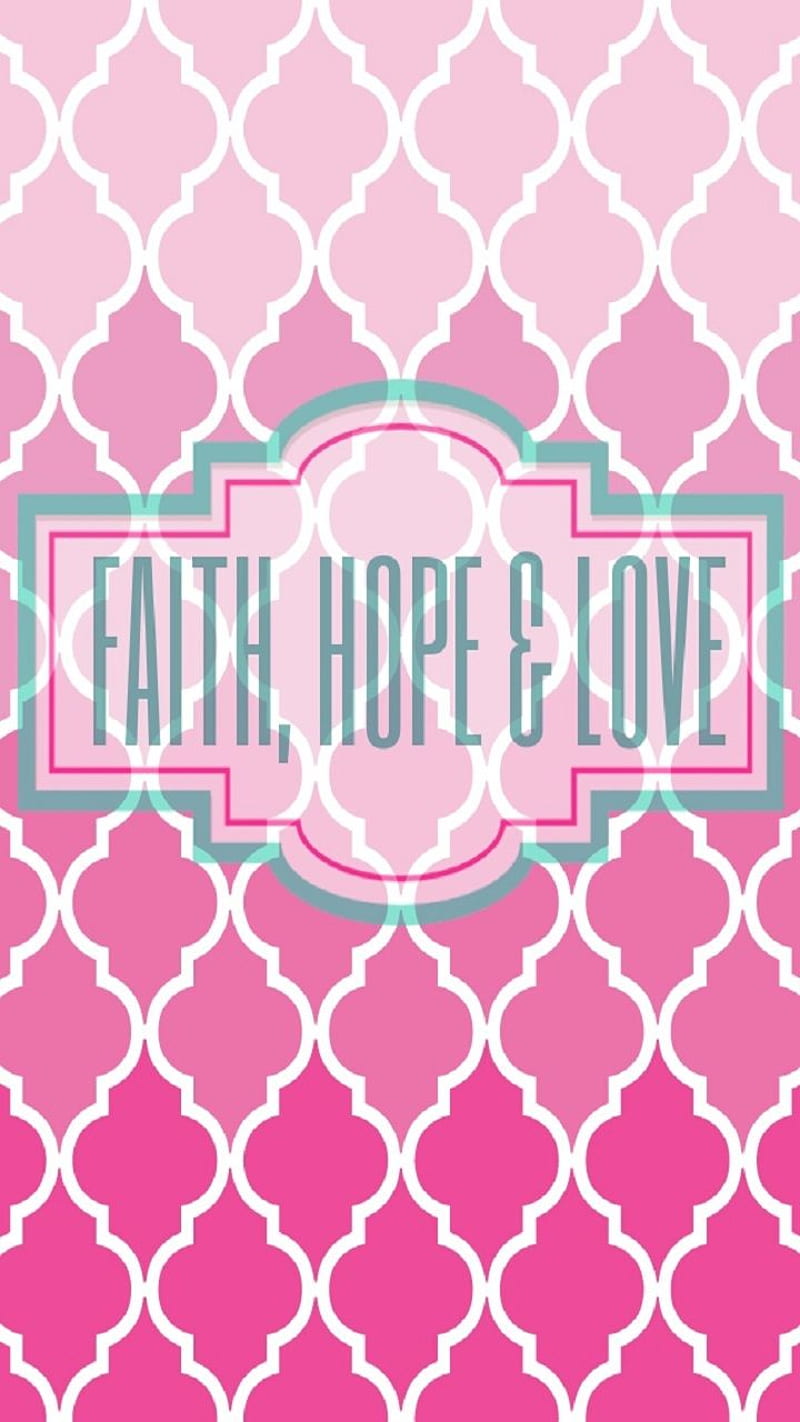 Faith Peace Hope Luv Wallpaper  Download to your mobile from PHONEKY