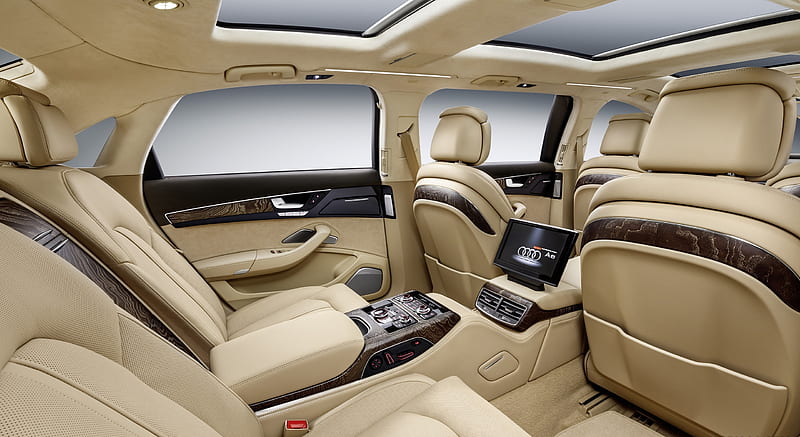 2016 Audi A8 L Extended Interior, Third Row Seats , car, HD wallpaper